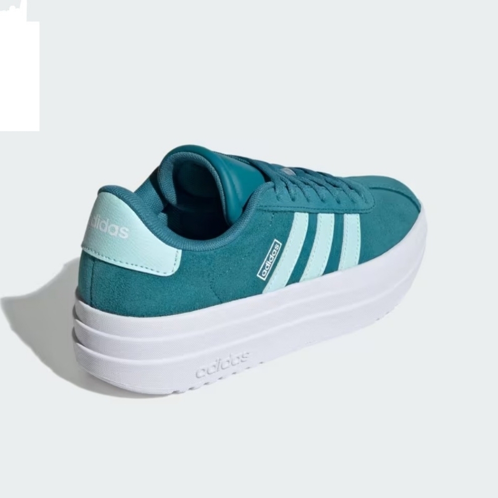 Adidas VL Court BOLD JR Skateboard Size 7Y IH4778 Arctic Fusion / Semi Flash Aq - Picture 4 of 12